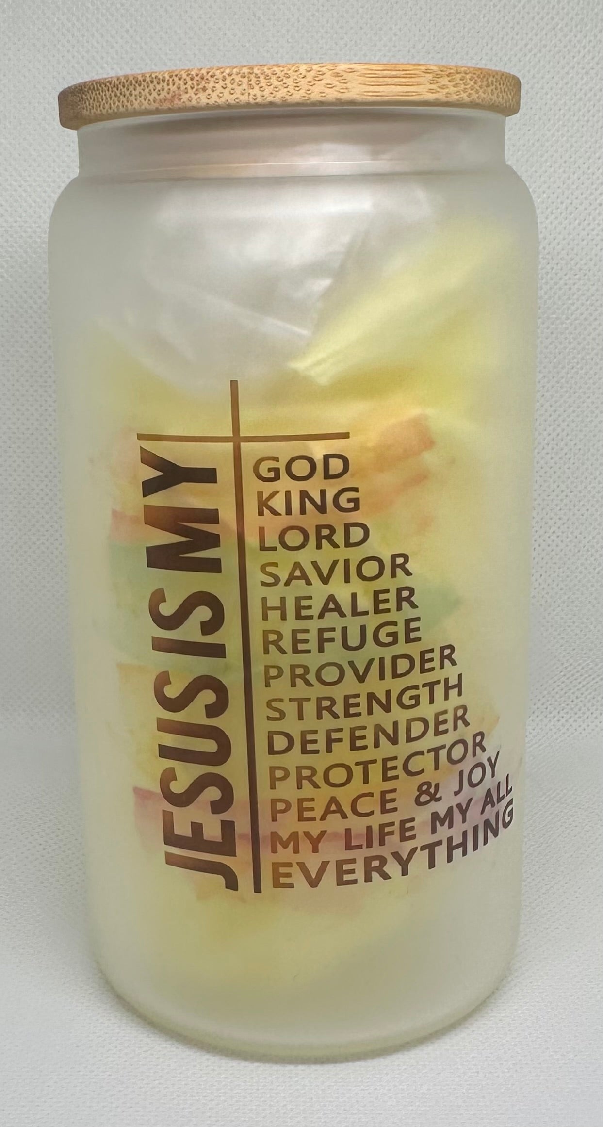 Sip in Style – Reusable Glass Jar with Bamboo Lid